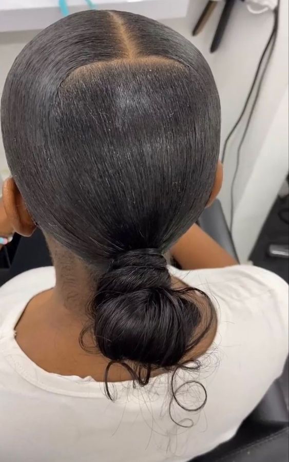 Invisible part sew-in
